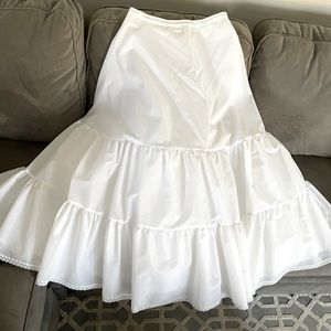 White Full Bridal Slip